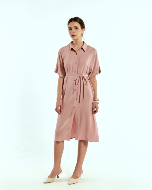SIXDO Woven Flared Dress for Women